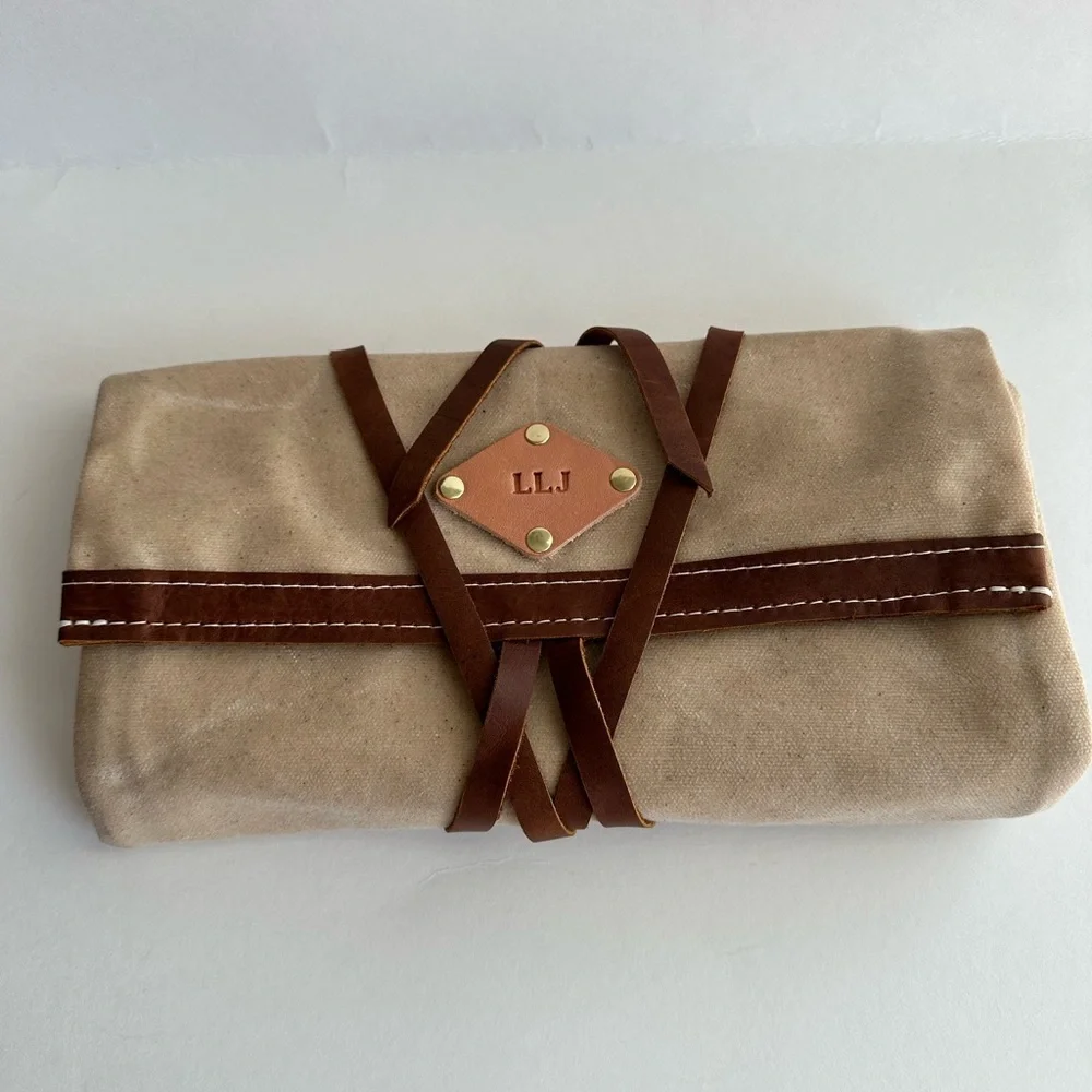 Lifetime Leather and Canvas Tech Roll